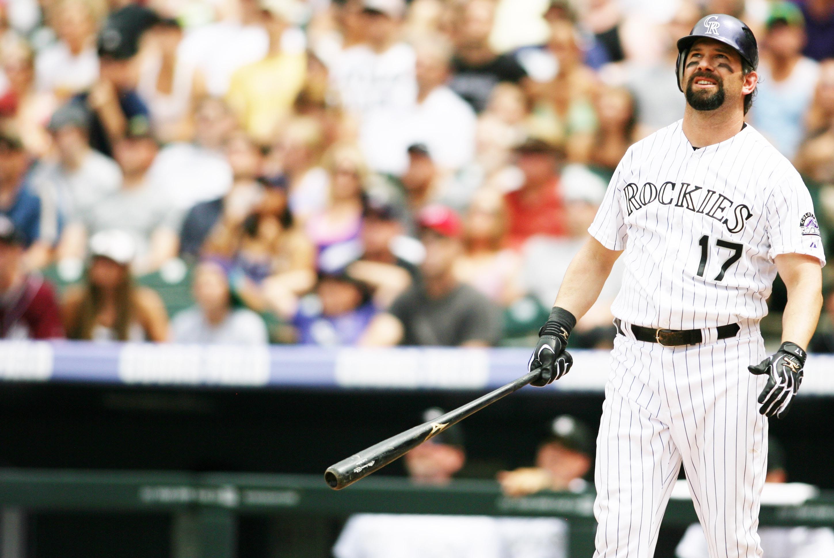 When Colorado Rockies star Todd Helton admitted that his play was