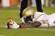 ATLANTA, GA - OCTOBER 29: David Sims #7 of the Georgia Tech Yellow Jackets dives for a touchdown against the Clemson Tigers at Bobby Dodd Stadium on October 29, 2011 in Atlanta, Georgia. (Photo by Kevin C. Cox/Getty Images)