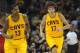 CLEVELAND, OH - OCTOBER 30: Tristan Thompson #13 and Anderson Varejao #17 of the Cleveland Cavaliers run down court during the game against the Washington Wizards at Quicken Loans Arena on October 30, 2012 in Cleveland, Ohio. The Cavaliers defeated the Wizards 94-84. NOTE TO USER: User expressly acknowledges and agrees that, by downloading and/or using this Photograph, user is consenting to the terms and conditions of the Getty Images License Agreement. (Photo by Jason Miller/Getty Images)
