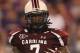 CHARLOTTE, NC - SEPTEMBER 03: Jadeveon Clowney #7 of the South Carolina Gamecocks during their game against the East Carolina Pirates at Bank of America Stadium on September 3, 2011 in Charlotte, North Carolina. (Photo by Streeter Lecka/Getty Images)