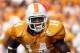 KNOXVILLE, TN - SEPTEMBER 12: Eric Berry #14 of the Tennessee Volunteers runs against the UCLA Bruins on September 12, 2009 at Neyland Stadium in Knoxville, Tennessee. The Bruins beat the Volunteers 19-15. (Photo by Joe Murphy/Getty Images)