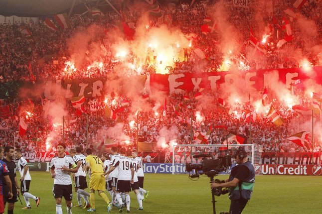 Polish Soccer Fans Set Off Fire In The Stands To Protest A Uefa Punishment Bleacher Report Latest News Videos And Highlights