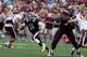 COLLEGE STATION, TX - APRIL 13: Texas A&M Aggies quarterback Johnny Manziel #2 looks to pass during the Maroon & White spring football game at Kyle Field on April 13, 2013 in College Station, Texas. (Photo by Scott Halleran/Getty Images)