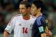 BELO HORIZONTE, BRAZIL - JUNE 22: Javier Hernandez of Mexico is greeted by Shinji Kagawa of Japan after the FIFA Confederations Cup Brazil 2013 Group A match between Japan and Mexico at Estadio Mineirao on June 22, 2013 in Belo Horizonte, Brazil. (Photo by Dean Mouhtaropoulos/Getty Images)