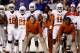 MANHATTAN, KS - DECEMBER 01: Head coach Mack Brown of the Texas Longhorns watches from the sidelines during the game against the Kansas State Wildcats at Bill Snyder Family Football Stadium on December 1, 2012 in Manhattan, Kansas. (Photo by Jamie Squire/Getty Images)