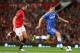 MANCHESTER, ENGLAND - AUGUST 26: Michael Carrick of Manchester United competes with Fernando Torres of Chelsea during the Barclays Premier League match between Manchester United and Chelsea at Old Trafford on August 26, 2013 in Manchester, England. (Photo by Alex Livesey/Getty Images)