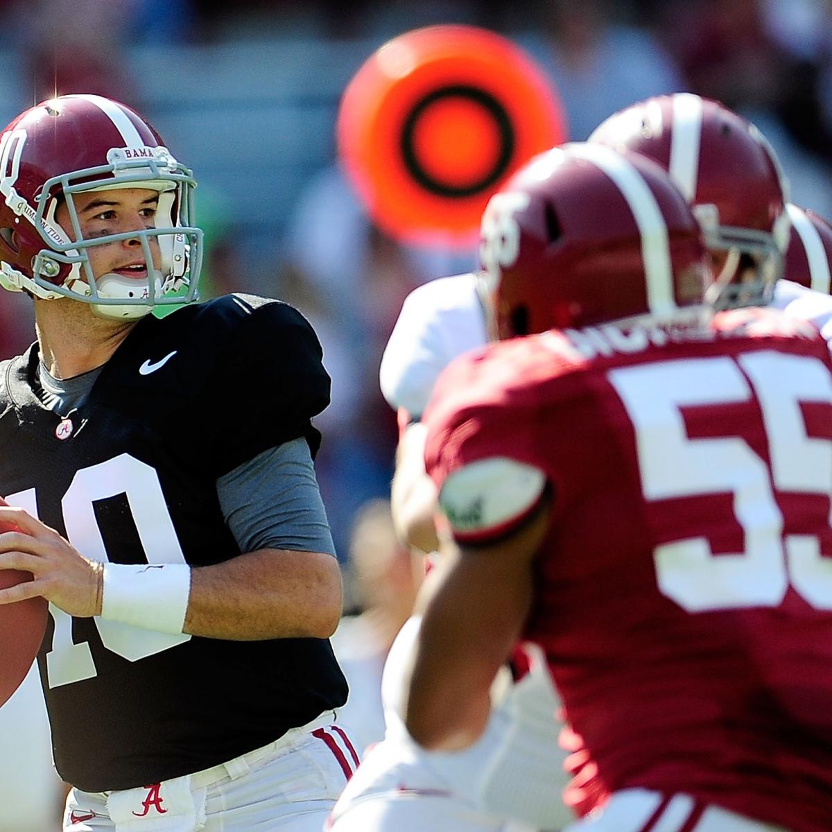 AJ McCarron Injury Updates on Alabama QB's Toe News, Scores