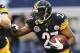 ARLINGTON, TX - DECEMBER 16: Jonathan Dwyer #27 of the Pittsburgh Steelers at Cowboys Stadium on December 16, 2012 in Arlington, Texas. (Photo by Ronald Martinez/Getty Images)