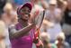 Aug 30, 2013; New York, NY, USA; Sloane Stephens (USA) celebrates after defeating Jamie Hampton (USA) on day five of the 2013 US Open at the Billie Jean King National Tennis Center. Mandatory Credit: Robert Deutsch-USA TODAY Sports