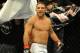 Aug 31, 2013; Milwaukee, WI, USA; Chad Mendes gets ready to fight during the UFC-164 bout at BMO Harris Bradley Center. Mandatory Credit: Benny Sieu-USA TODAY Sports