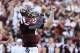 COLLEGE STATION, TX - AUGUST 31: Johnny Manziel #2 of the Texas A&M Aggies celebrates a third quarter touchdown during the game against the Rice Owls at Kyle Field on August 31, 2013 in College Station, Texas. (Photo by Scott Halleran/Getty Images)