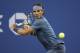 Aug 29, 2013; New York, NY, USA; Rafael Nadal (ESP) during his match against Rogerio Dutra Silva (BRA) on day four of the 2013 US Open at the Billie Jean King National Tennis Center. Mandatory Credit: Susan Mullane-USA TODAY Sports