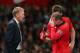 MANCHESTER, ENGLAND - AUGUST 26: Manchester United Manager David Moyes speaks to Wayne Rooney during the Barclays Premier League match between Manchester United and Chelsea at Old Trafford on August 26, 2013 in Manchester, England. (Photo by Alex Livesey/Getty Images)
