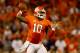 CLEMSON, SC - AUGUST 31: Tajh Boyd #10 of the Clemson Tigers drops back to pass against the Georgia Bulldogs during their game at Memorial Stadium on August 31, 2013 in Clemson, South Carolina. (Photo by Streeter Lecka/Getty Images)