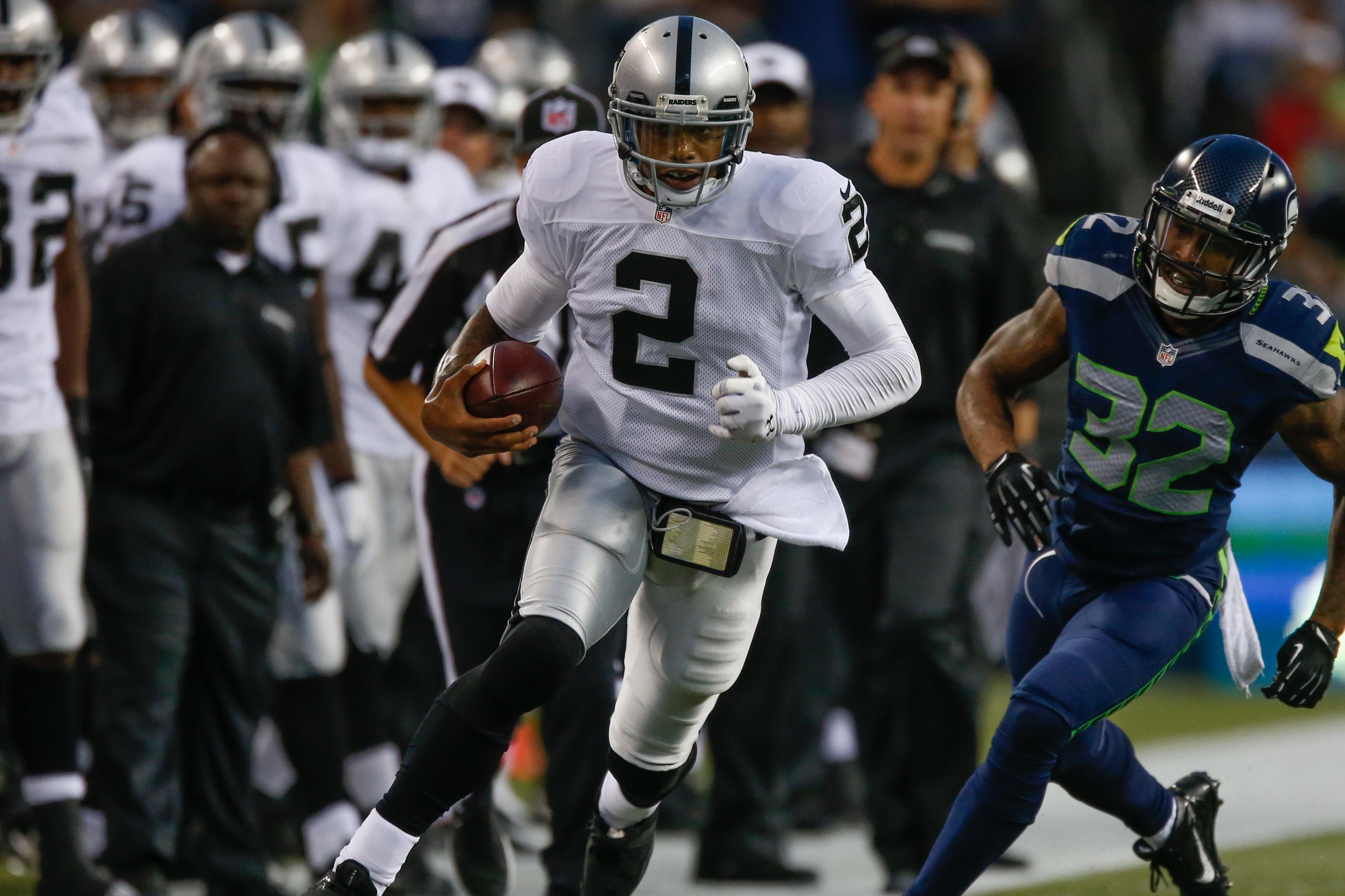 Terrelle Pryor not yet moving up depth chart, but impressing