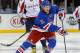NEW YORK, NY - MAY 12: Derek Stepan #21 of the New York Rangers skates in Game Six of the Eastern Conference Quarterfinals against the Washington Capitals during the 2013 NHL Stanley Cup Playoffs at Madison Square Garden on May 12, 2013 in New York City. (Photo by Paul Bereswill/Getty Images)