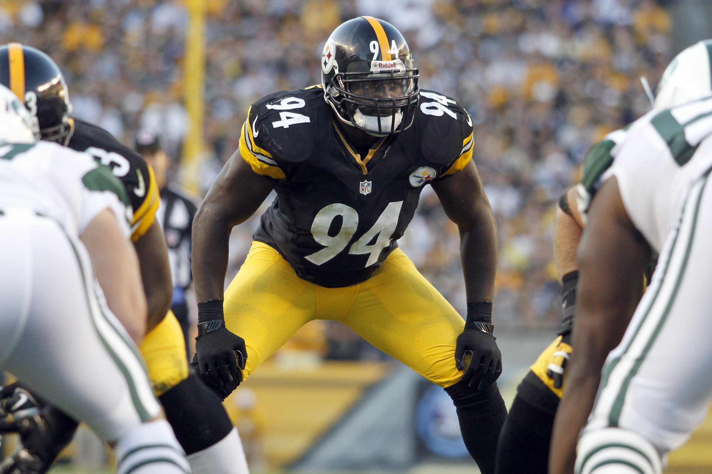 Lot Detail - 2011 LAWRENCE TIMMONS PITTSBURGH STEELERS GAME WORN