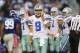 ARLINGTON, TX - OCTOBER 28: Tony Romo #9 of the Dallas Cowboys at Cowboys Stadium on October 28, 2012 in Arlington, Texas. (Photo by Ronald Martinez/Getty Images)