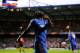 LONDON, ENGLAND - MAY 02: Victor Moses of Chelsea reacts during UEFA Europa League semi final second leg match between Chelsea and FC Basel 1893 at Stamford Bridge on May 2, 2013 in London, England. (Photo by Michael Regan/Getty Images)