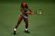 NEW YORK, NY - SEPTEMBER 03: Serena Williams of United States of America plays a forehand during her women's singles quarter-final match against Carla Suarez Navarro of Spain on Day Nine of the 2013 US Open at USTA Billie Jean King National Tennis Center on September 3, 2013 in the Flushing neighborhood of the Queens borough of New York City. (Photo by Clive Brunskill/Getty Images)