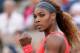 Sep 6, 2013; New York, NY, USA; Serena Williams (USA) reacts during her match against Li Na (CHN) on day twelve of the 2013 US Open at USTA Billie Jean King National Tennis Center. Mandatory Credit: Robert Deutsch-USA TODAY Sports