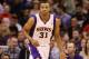 PHOENIX, AZ - NOVEMBER 17: Sebastian Telfair #31 of the Phoenix Suns moves the ball upcourt during the NBA game against the Miami Heat at US Airways Center on November 17, 2012 in Phoenix, Arizona. The Heat defeated the Suns 97-88. NOTE TO USER: User expressly acknowledges and agrees that, by downloading and or using this photograph, User is consenting to the terms and conditions of the Getty Images License Agreement. (Photo by Christian Petersen/Getty Images)