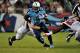 NASHVILLE, TN - AUGUST 24: Running back Shonn Greene #23 of the Tennessee Titans rushes agaisnt the Atlanta Falconsat LP Field on August 24, 2013 in Nashville, Tennessee. (Photo by Frederick Breedon/Getty Images)