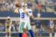 ARLINGTON, TX - SEPTEMBER 08: Quarterback Tony Romo #9 of the Dallas Cowboys passes the ball in the first quarter against the New York Giants on September 8, 2013 at AT&T Stadium in Arlington, Texas. (Photo by Ronald Martinez/Getty Images)