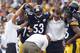 PITTSBURGH, PA - SEPTEMBER 08: Maurkice Pouncey #53 of the Pittsburgh Steelers is tended to by medical staff in the first half during the game against the Tennessee Titans on September 8, 2013 at Heinz Field in Pittsburgh, Pennsylvania. (Photo by Justin K. Aller/Getty Images)