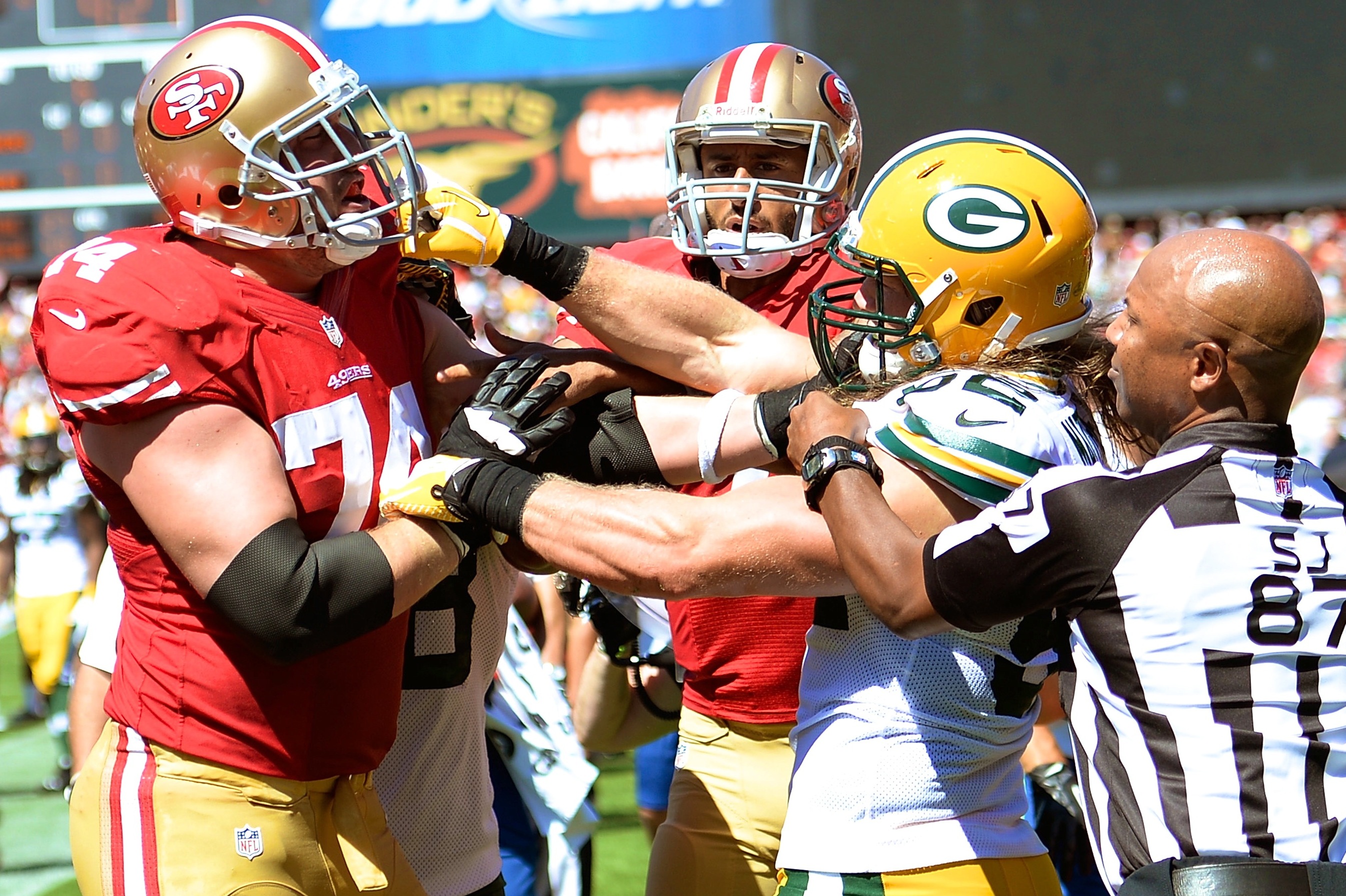 49ers get hosed by refs with penalty for playing football