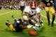 The NCAA has denied DaVonte' Neal, shown diving for a muffed punt while playing for Notre Dame in the 2013 BCS National Championship Game, instant eligibility for this season after transferring to Arizona.