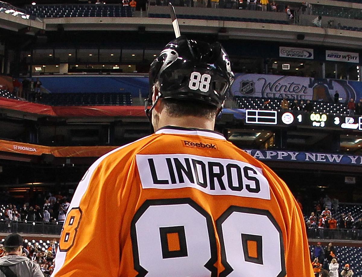 GOALIE Cut Eric Lindros Charity Classic jersey