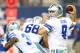ARLINGTON, TX - SEPTEMBER 08: Quarterback Tony Romo #9 of the Dallas Cowboys throws the ball in the second quarter against the New York Giants on September 8, 2013 at AT&T Stadium in Arlington, Texas. (Photo by Ronald Martinez/Getty Images)