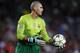 BARCELONA, SPAIN - SEPTEMBER 19: Victor Valdes of FC Barcelona looks on during the UEFA Champions League Group G match between FC Barcelona and FC Spartak Moscow at Camp Nou on September 19, 2012 in Barcelona, Spain. FC Barcelona won 3-2. (Photo by David Ramos/Getty Images)