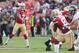 Aug 8, 2013; San Francisco, CA, USA; San Francisco 49ers quarterback Colin Kaepernick (7) throws a pass to wide receiver Anquan Boldin (81) during the first quarter of the game against the Denver Broncos at Candlestick Park. Mandatory Credit: Ed Szczepanski-USA TODAY Sports
