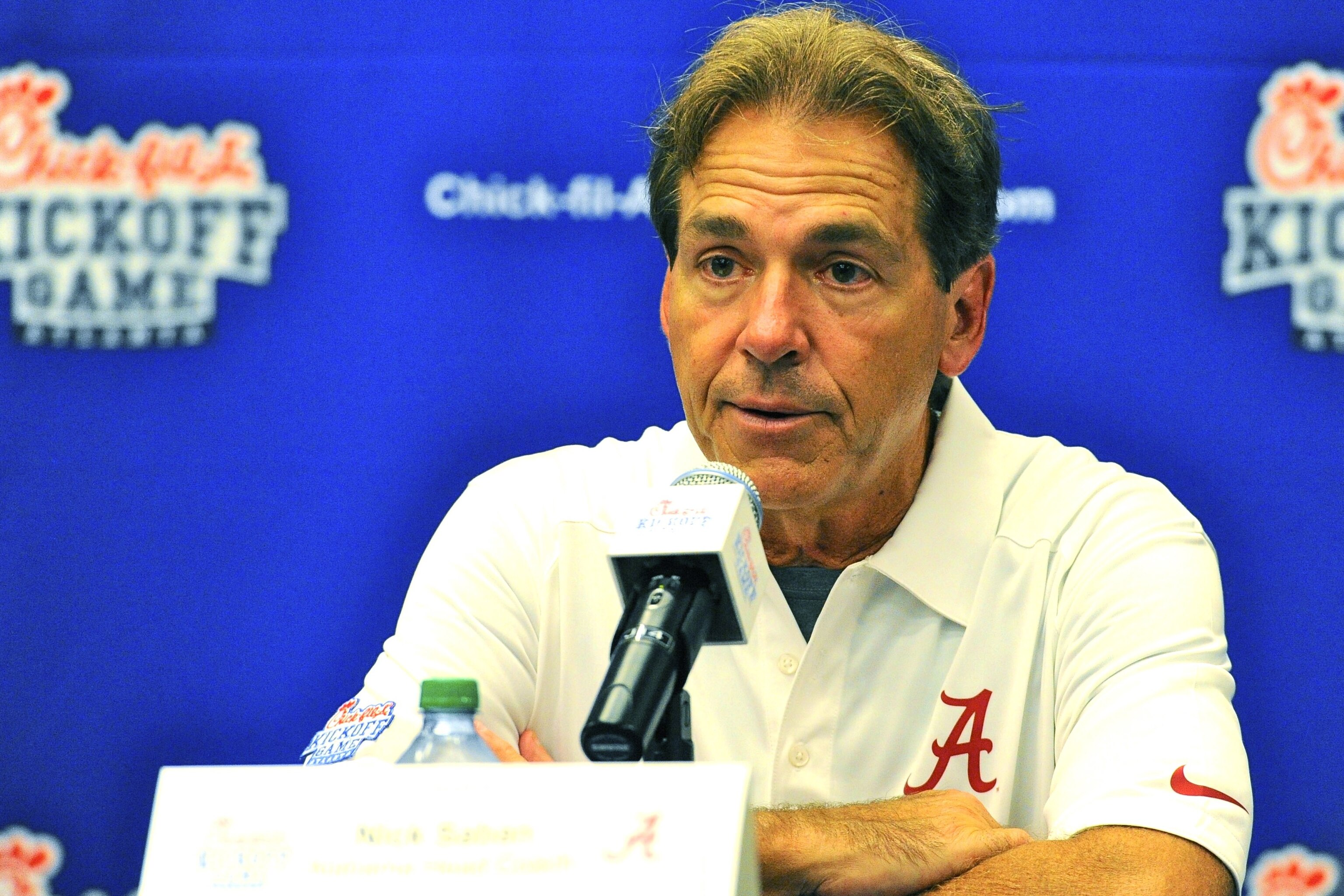 Nick Saban's Testy Press Conference Indicates D.J. Fluker Issue Is a  Distraction | News, Scores, Highlights, Stats, and Rumors | Bleacher Report