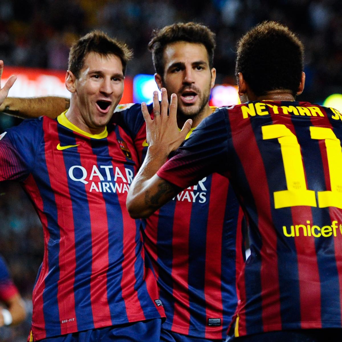 GIF: Lionel Messi Magic Sets Up Dramatic Alexis Winner for Barcelona vs. Sevilla ...1200 x 1200