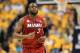 INDIANAPOLIS, IN - JUNE 01: Dwyane Wade #3 of the Miami Heat runs down court against the Indiana Pacers in Game Six of the Eastern Conference Finals during the 2013 NBA Playoffs at Bankers Life Fieldhouse on June 1, 2013 in Indianapolis, Indiana. NOTE TO USER: User expressly acknowledges and agrees that, by downloading and or using this photograph, user is consenting to the terms and conditions of the Getty Images License Agreement. (Photo by Ronald Martinez/Getty Images)