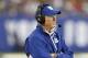Sep 15, 2013; East Rutherford, NJ, USA; New York Giants head coach Tom Coughlin during the game against the Denver Broncos at MetLife Stadium. Mandatory Credit: William Perlman/THE STAR-LEDGER via USA TODAY Sports