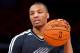 HOUSTON, TX - FEBRUARY 15: Damian Lillard #0 of the Portland Trail Blazers warms up before playing in the BBVA Rising Stars Challenge 2013 part of the 2013 NBA All-Star Weekend at the Toyota Center on February 15, 2013 in Houston, Texas. NOTE TO USER: User expressly acknowledges and agrees that, by downloading and or using this photograph, User is consenting to the terms and conditions of the Getty Images License Agreement. (Photo by Scott Halleran/Getty Images)