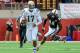 LINCOLN, NE - SEPTEMBER 14: Defensive end Randy Gregory #44 of the Nebraska Cornhuskers chases quarterback Brett Hundley #17 of the UCLA Bruins during their game at Memorial Stadium on September 14, 2013 in Lincoln, Nebraska. (Photo by Eric Francis/Getty Images)