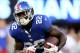 EAST RUTHERFORD, NJ - SEPTEMBER 15: David Wilson #22 of the New York Giants carries the ball in the second quarter against the Denver Broncos at MetLife Stadium on September 15, 2013 in East Rutherford, New Jersey. (Photo by Elsa/Getty Images)