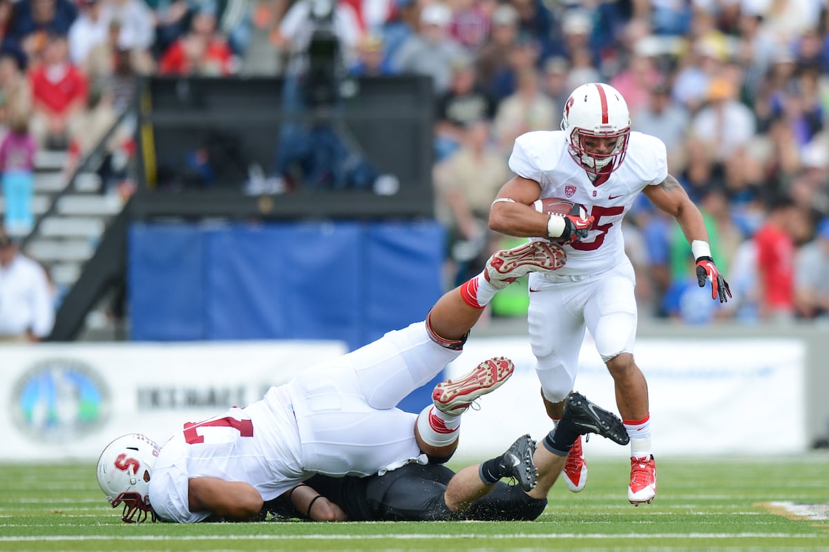 Stanford RB Tyler Gaffney Looks Strong After Returning from Pro
