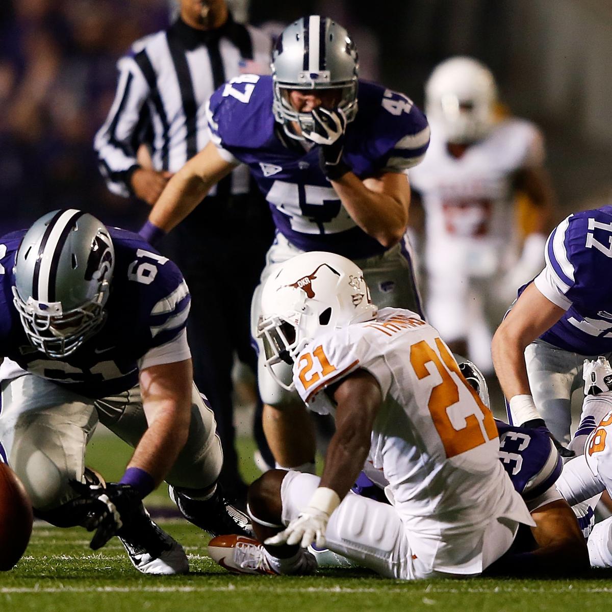 Kansas State vs. Texas TV Info, Spread, Injury Updates, Game Time and