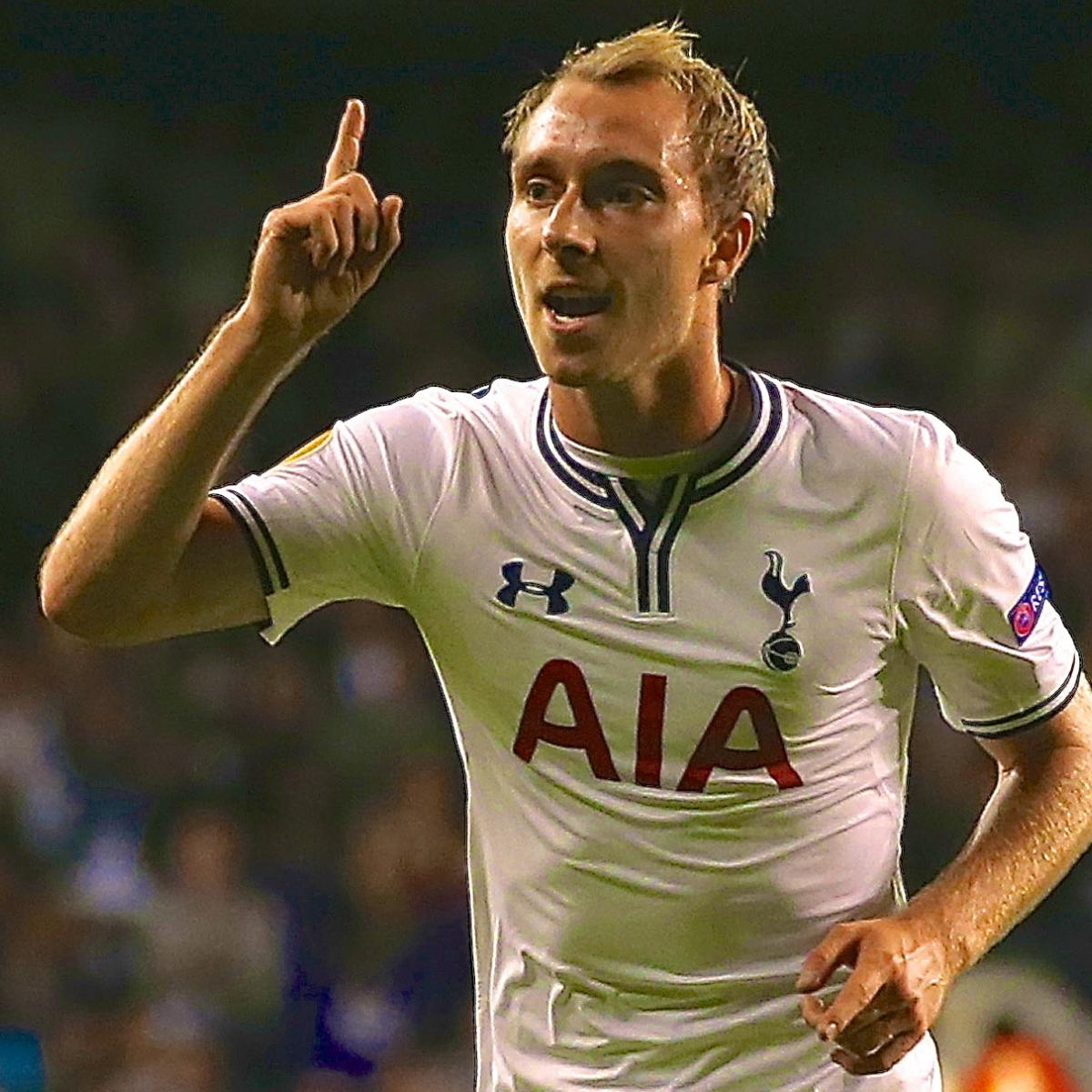 Christian Eriksen Scores First Goal for Tottenham in ...