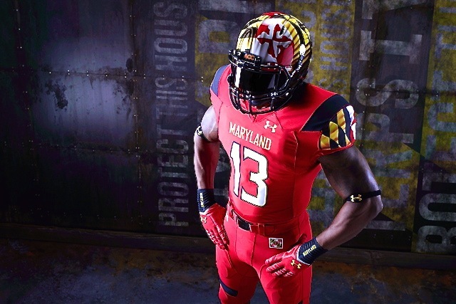 Maryland Football Under Armour Unveil New Red Pride