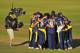 SOUTHAMPTON, ENGLAND - SEPTEMBER 07: Glamorgan players celebrate victory after the Yorkshire Bank 40 Semi Final match between Hampshire and Glamorgan at Ageas Bowl Cricket Ground on September 07, 2013 in Southampton, England. (Photo by Mike Hewitt/Getty Images)