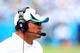 CHARLOTTE, NC - SEPTEMBER 08: Head coach Ron Rivera of the Carolina Panthers watches on against the Seattle Seahawks during their game at Bank of America Stadium on September 8, 2013 in Charlotte, North Carolina. (Photo by Streeter Lecka/Getty Images)