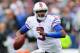 ORCHARD PARK, NY - SEPTEMBER 15: EJ Manuel #3 of the Buffalo Bills scrambles against the Carolina Panthers at Ralph Wilson Stadium on September 15, 2013 in Orchard Park, New York.Buffalo won 24-23. (Photo by Rick Stewart/Getty Images)
