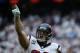 HOUSTON, TX - SEPTEMBER 15: J.J. Watt #99 of the Houston Texans points towards the stands during the game against the Tennessee Titans at Reliant Stadium on September 15, 2013 in Houston, Texas. (Photo by Scott Halleran/Getty Images)